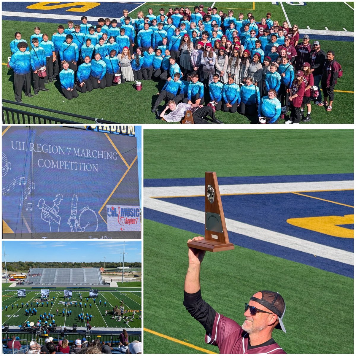bwdisd's tweet photo. Congratulations to the BHS Mighty Maroon Marching Band who earned a 1 at the UIL Region 7 Marching Band Contest in Stephenville! On to Area! 🦁🎶🎉 #BwdPride #GoBand https://t.co/JroDLYG5T3