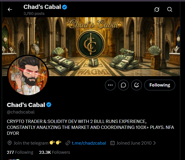 LuciusDYOR's tweet photo. @Atitty @chadscabal I’ve been following you for a while, and even after three of my accounts got suspended, I’m still here supporting you! 🙏❤️ I’d really love a chance to win this one and become a subscriber. Good luck to everyone! 🫶🔥

CDjcC4EkRSWdCrVoZnDvKjcJGBfSS6RFvEyDDHfTRYu2 https://t.co/s4djFIVCuJ