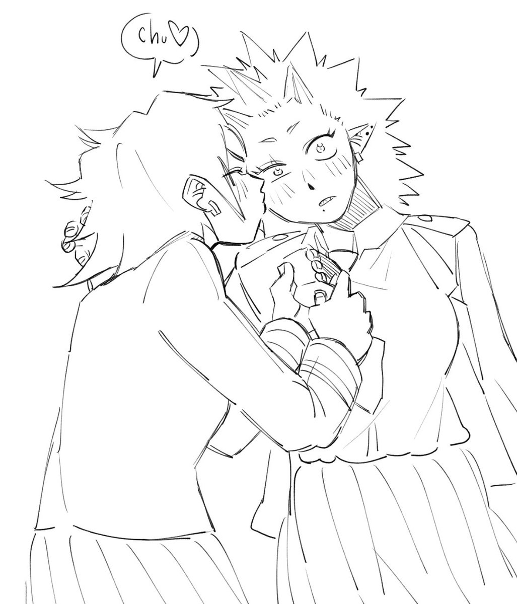 iizuukum's tweet photo. experimenting with bnha artstyle pt 4 #kirikami https://t.co/oESaxE8vJ6