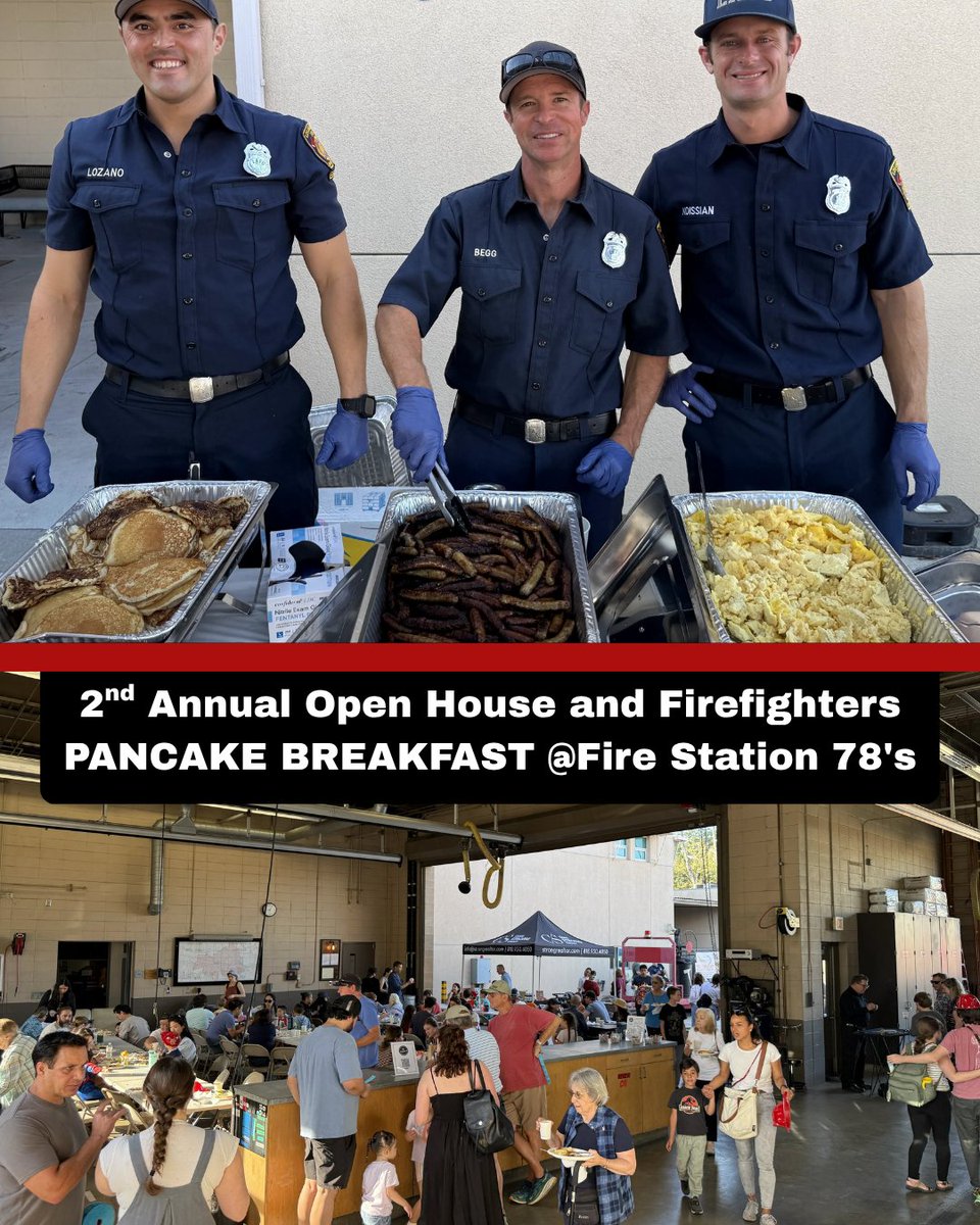LAFDtalk's tweet photo. 2nd Annual Open House and Firefighters Pancake Breakfast at LAFD Fire Station 78.

Thank you for joining us! https://t.co/X0S7HcH3qU