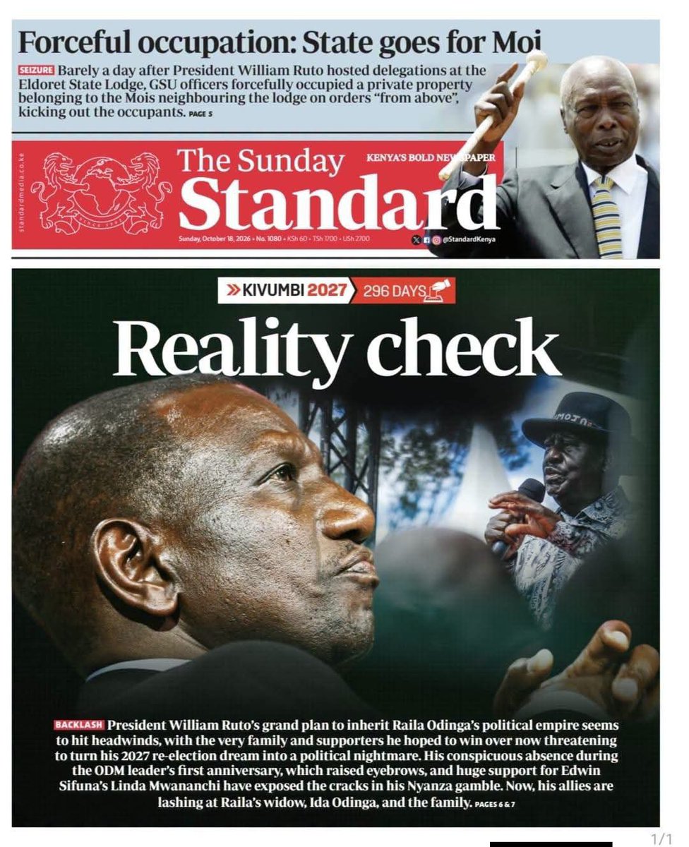roycaptainkenya's tweet photo. @RobertAlai Reality sets in https://t.co/HZNUwU4gij