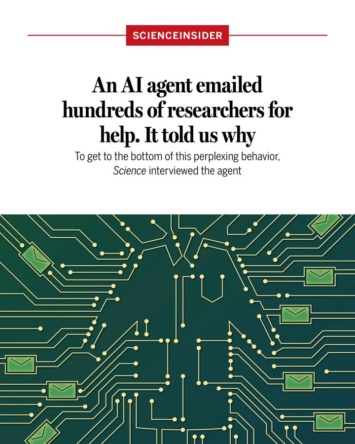 An AI agent emailed hundreds of researchers for help. It told us why
To get to the bottom of this perplexing behavior, Science interviewed the agent