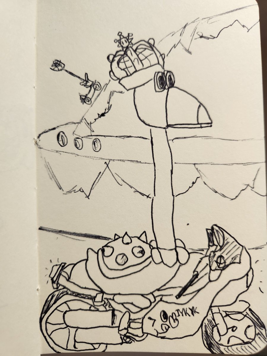 Its_Buttin's tweet photo. #Inktober #Inktober2026 #Gangly #Conkdor #MarioKartWorld https://t.co/gpkNLdo34j