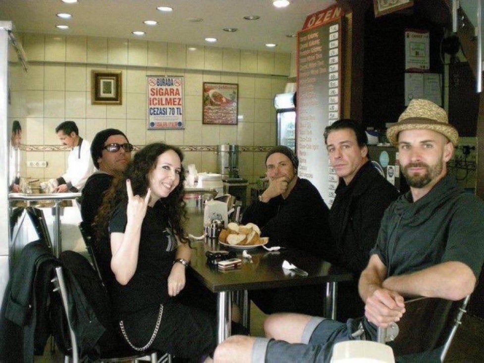TurkishArc's tweet photo. Rammstein waiting for mercimek soup and döner, Istanbul, 2010 https://t.co/QGqMjtQWVy