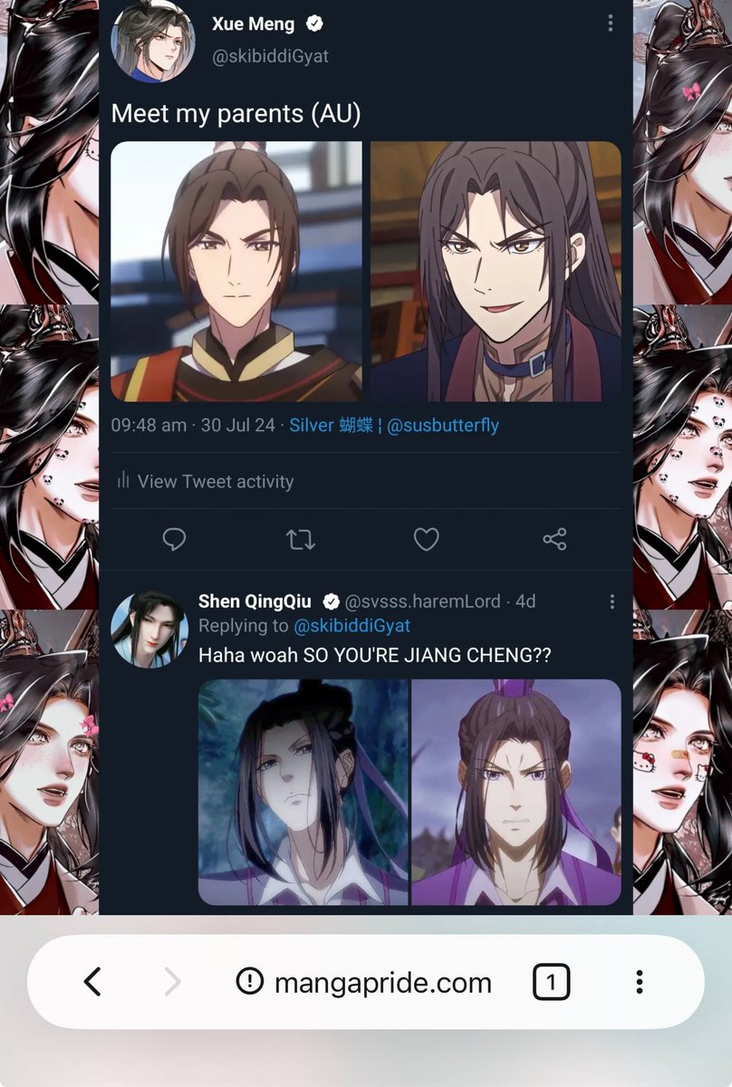 levirowan981845's tweet photo. 📢 BL MANGA HERE |https://t.co/B4OhVXjD4n

JC and Xue Meng could be siblings in alternate universe haha

TAGS-
 #fengqing #fengxin #muqing #peiming #jiangcheng #xuemeng #beefleaf  #tgcf #tianguancifu #天官赐福  #tgcfmemes  #heavenofficalsblessing #danmei #mxtx… https://t.co/0tYwmDKTG5