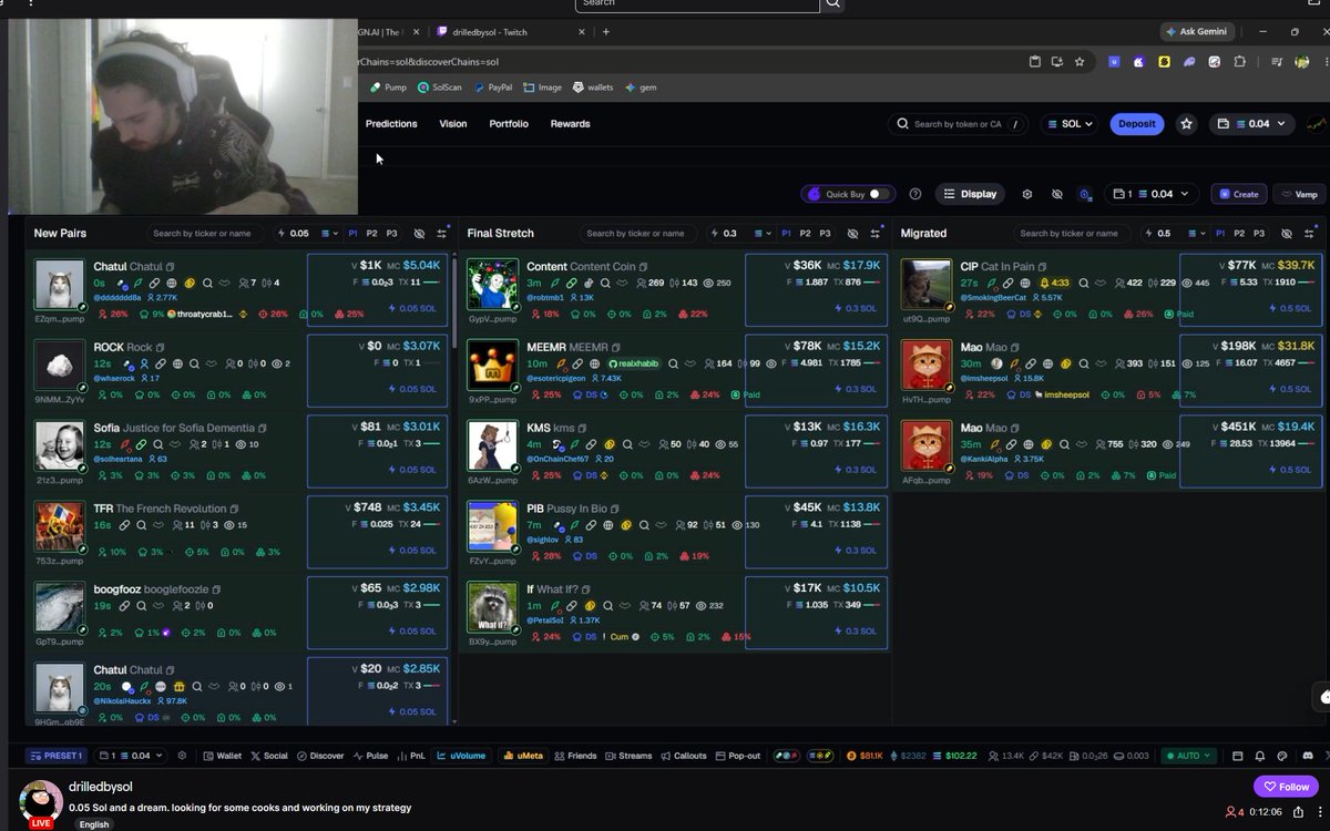 Cizzysol's tweet photo. @ProfitPalPeter This is crazy I found this trencher who actually donated his own BLOOD to keep his port alive!

He is live right now on twitch

Sending fees to his wallet he deserves it https://t.co/lEDbwuMbiK
