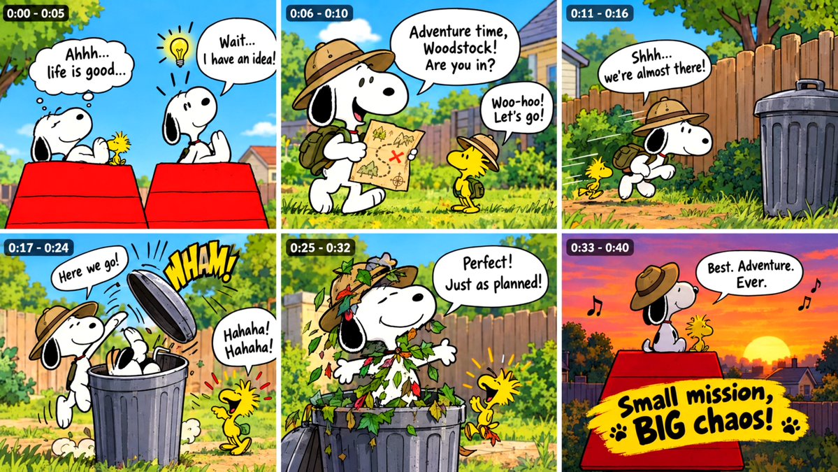 snoopyVy123's tweet photo. 🐶🐥 Snoopy &amp; Woodstock: Tiny adventure, BIG chaos! 😂💥 #Snoopy #Woodstock https://t.co/rTMFLeyvVy