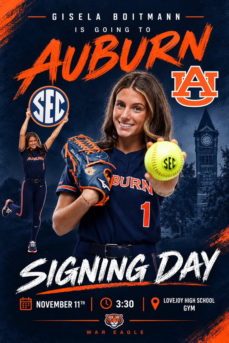 gboitmann2027's tweet photo. SO EXCITED to officially be a tiger on November 11th with signing day!!! #signingday #wareagle #NSD https://t.co/Wrme2Pv7fT