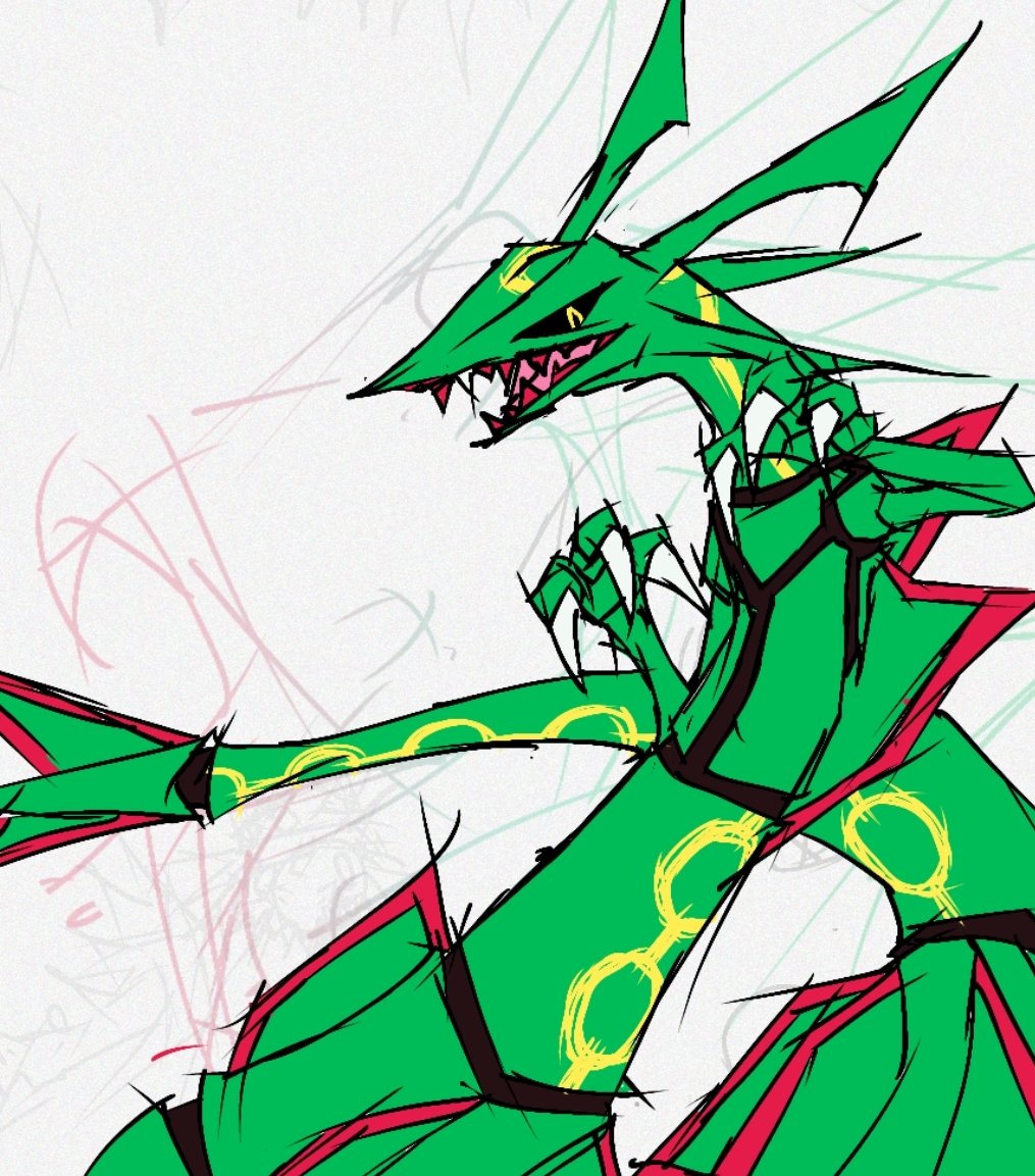 dexcaru's tweet photo. Rayquaza https://t.co/x5orqipyUH
