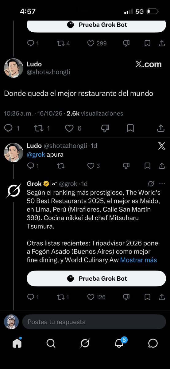 stefpariona_'s tweet photo. JAJAJAJAJDJSJAKAKK NO PUEDO SER LA ÚNICA QUE LEA ESTO EL GROK SE REÍA EN SU CARA JDJAKAKAKSKKA https://t.co/AI5luGMoXq