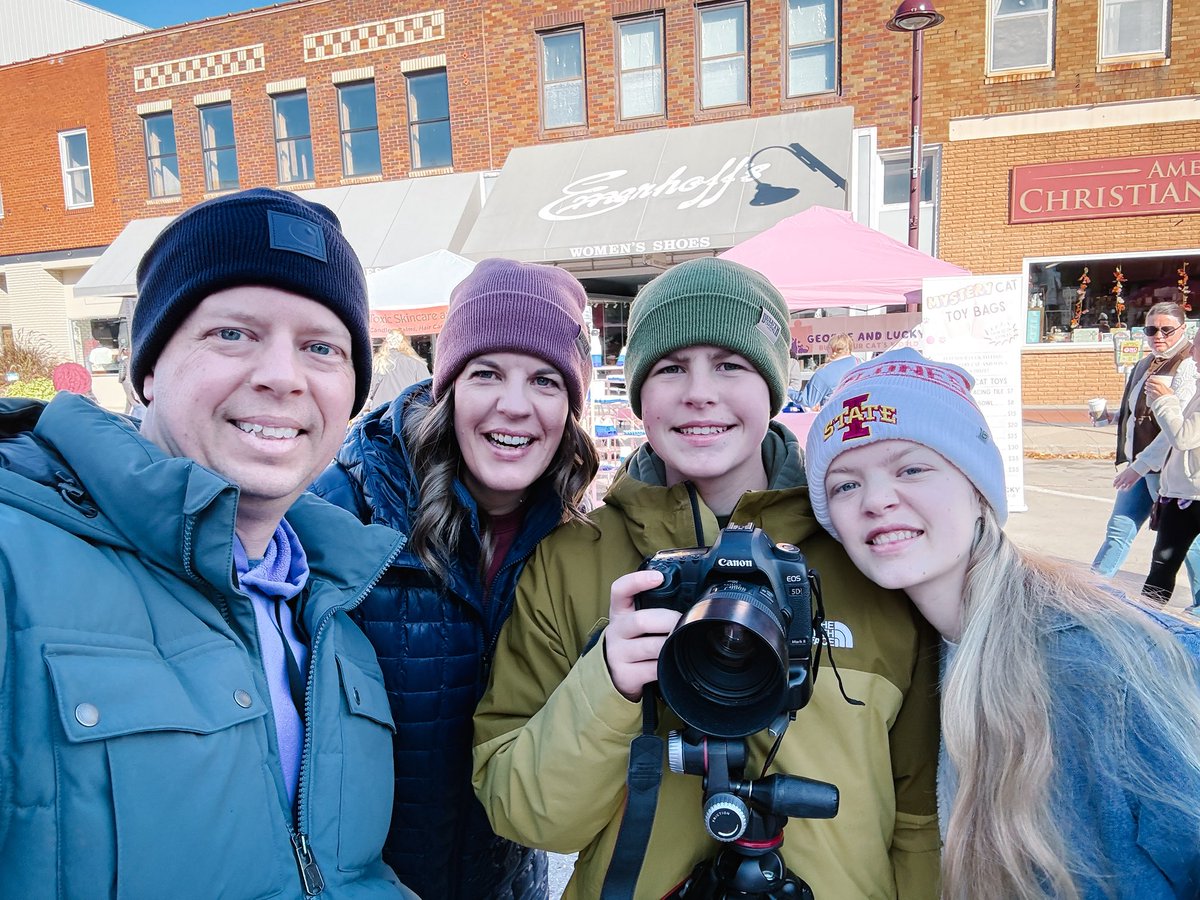 esmidt's tweet photo. It was the final Saturday of the 2026 season of the Ames Main Street Farmers' Market. Great weather led to a wonderful turnout. Elias was the official photographer of the Pet Costume Contest and totally rocked it! A huge shoutout to Lojean Petersen on another great season! https://t.co/KzTruQ1sf5