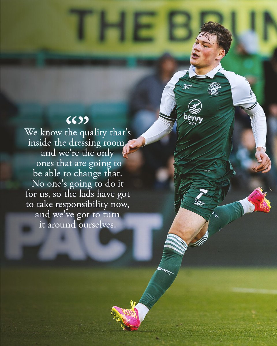 HibernianFC's tweet photo. Owen Elding spoke to 𝗛𝗶𝗯𝘀 𝗧𝗩 following yesterday’s disappointing result at Easter Road.

Full Interview | https://t.co/aSJhfwW6Df https://t.co/QwXCdfCMGI