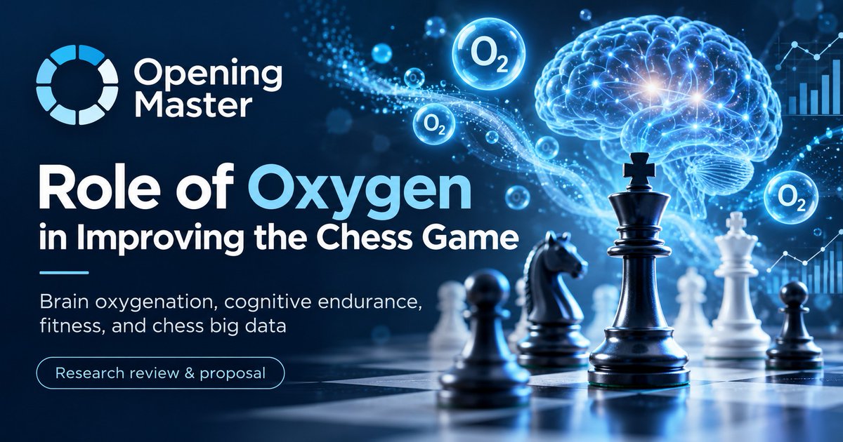 OpeningMaster's tweet photo. Role of the Oxygen in Improving the Chess Game (scientific paper)

Role of the Oxygen in Improving the Chess Game: Brain Oxygenation, Cognitive Endurance, Physical Fitness, and the Potential of Chess Big Data for Early Neurological Disease Detection

https://t.co/uVfkmtq6dC https://t.co/vep6VwXGQc