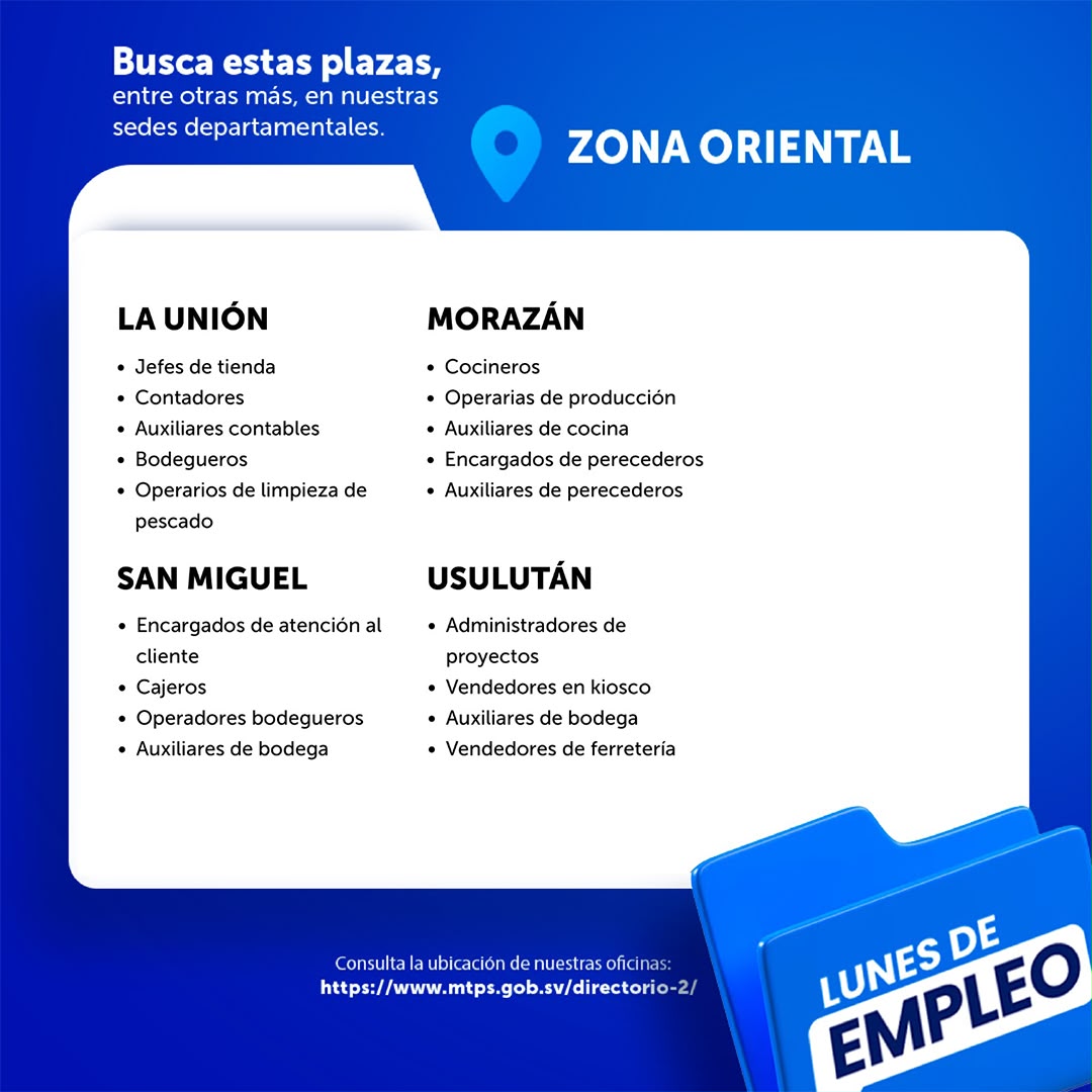 PrensaMiTrabajo's tweet photo. ¡Mañana es #LunesDeEmpleo!

Conoce las plazas disponibles a nivel nacional, lleva tu CV actualizado y da el siguiente paso hacia tu próximo trabajo.

👉 ¡Te esperamos! https://t.co/dl9RwwlVP7