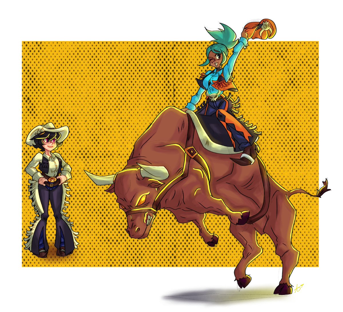 Atzza1910's tweet photo. Second batch of pending commissions, this time Casandra and Filia Cowgirls, commission coming from Kofi (Only two spots left if you're interested in a commission)
#skullgirls #Skullgirls #skullgirlsfanart #fanart #drawing #commission #opencommission https://t.co/MO2KYP4G9w