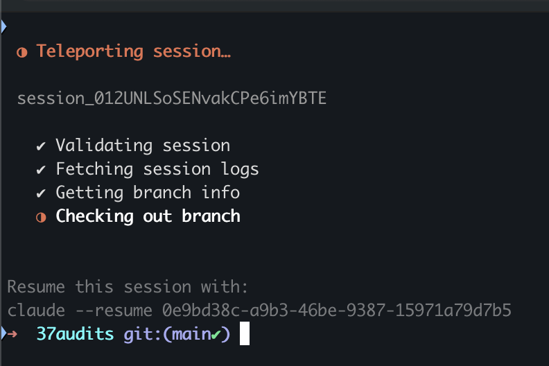 tmoreira2020's tweet photo. Today I tried a new dev workflow:

Started ideation and implementation on Claude Mobile, then switched to my computer to test and finish the work.

With `--teleport`, I picked up right where I left off.

Turns out AI-powered development is becoming multichannel too. 🚀 https://t.co/avcY9XcOSb