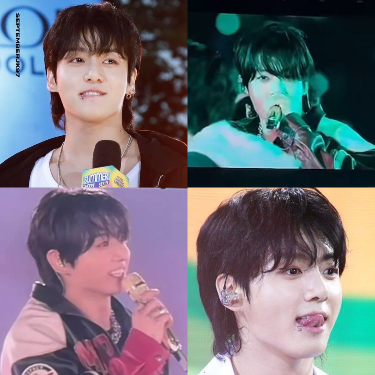dracaureusx's tweet photo. jungkook's hair length is now exactly the same as it was when he debuted seven 😭 we are SO back https://t.co/G7LPwSbs5W