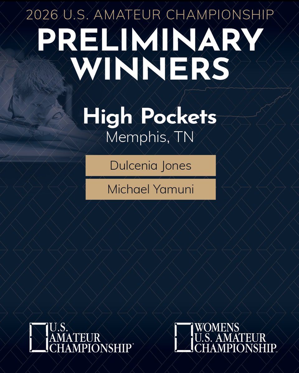 poolplayers's tweet photo. The road to Vegas continues! 🎱🌟

We're celebrating more players who have qualified for the 2026 U.S. Amateur Championship!

Congratulations on this exciting accomplishment! 👏

#apapool #billiards #poolplayer https://t.co/O3DZYruRii