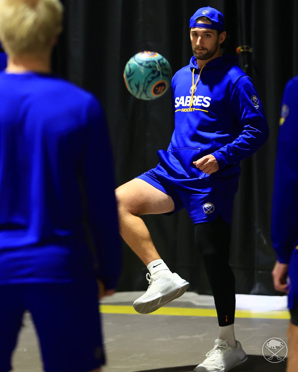 BuffaloSabres's tweet photo. They're multi-sport athletes. ⚽️ https://t.co/6pOexqcnTG