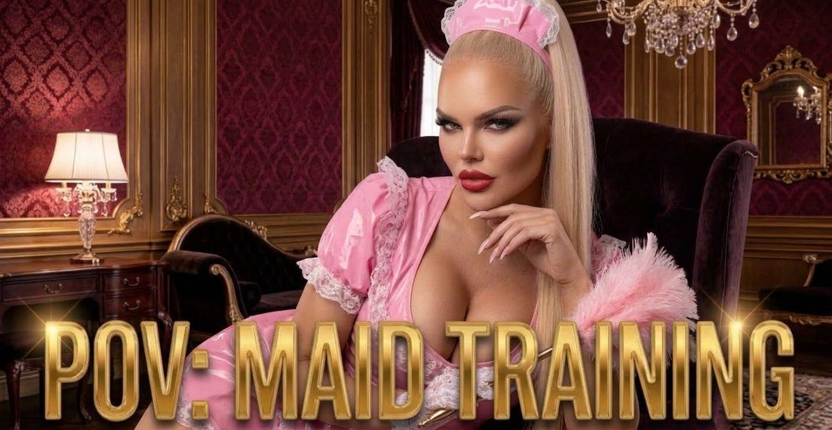 AvaMindControl's tweet photo. Ready to transform? β¨π #maidtraining #frenchmaid #maiduniform https://t.co/YCkBoY8rld https://t.co/5lcdWUP3vQ
