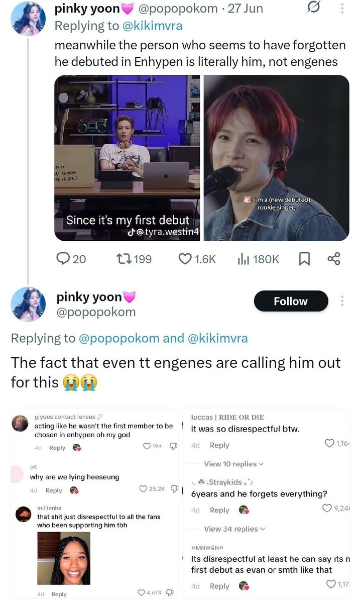 WanitaW_'s tweet photo. Hs will never be free sadly 💔

if he calls himself a rookie yall drag him saying he’s erasing his past, forgetting that he debuted in en and disrespecting him. and if his past career is mentioned, you drag him for that too? welcome to another episode of engenes being hypocrites https://t.co/TtaxrHRp8x