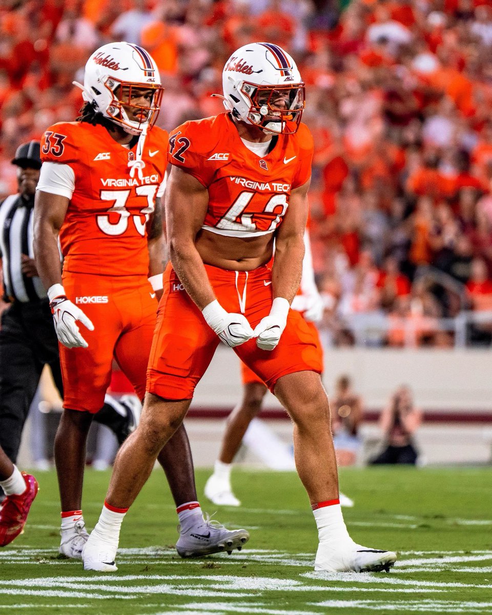 NCAAFNation247's tweet photo. Week 7 Performance

DE Aycen Stevens - VT

• 4 Tackles
• 2.5 Tackles for Loss
• 2 Sacks https://t.co/Aldrsz22nr