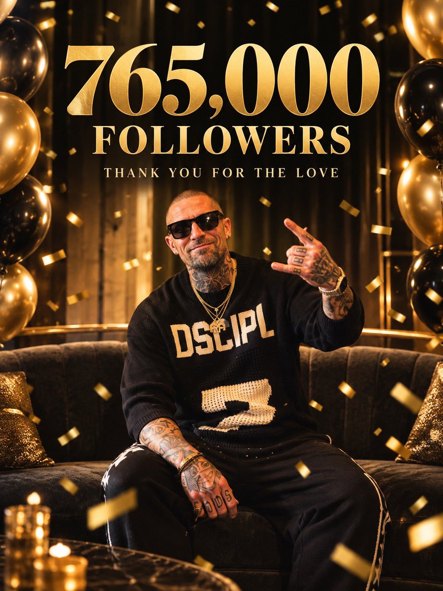 unkonfined's tweet photo. 765,000 followers!!!

My goal is to have 800k by the end of 2026.

You think I can do it? https://t.co/weidvlZ0l0