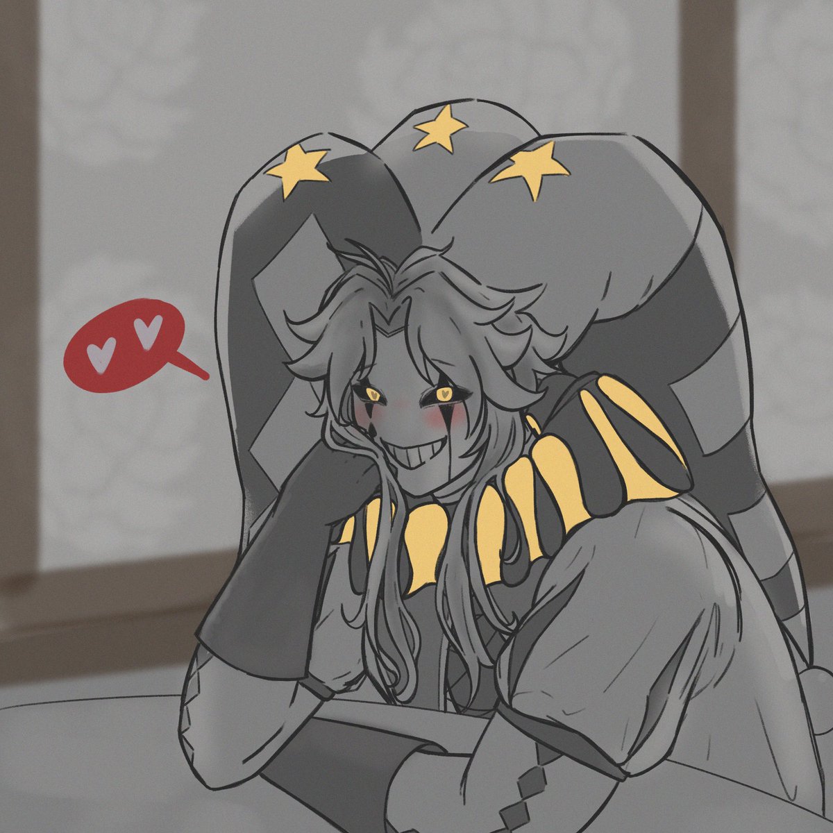 AutumnSnowPNG's tweet photo. Aww, he seems happy you finally noticed him. After all, it's your attention that's most precious to him~

#tfc #thefreakcircus #pierrot https://t.co/VZPGtn2MOn