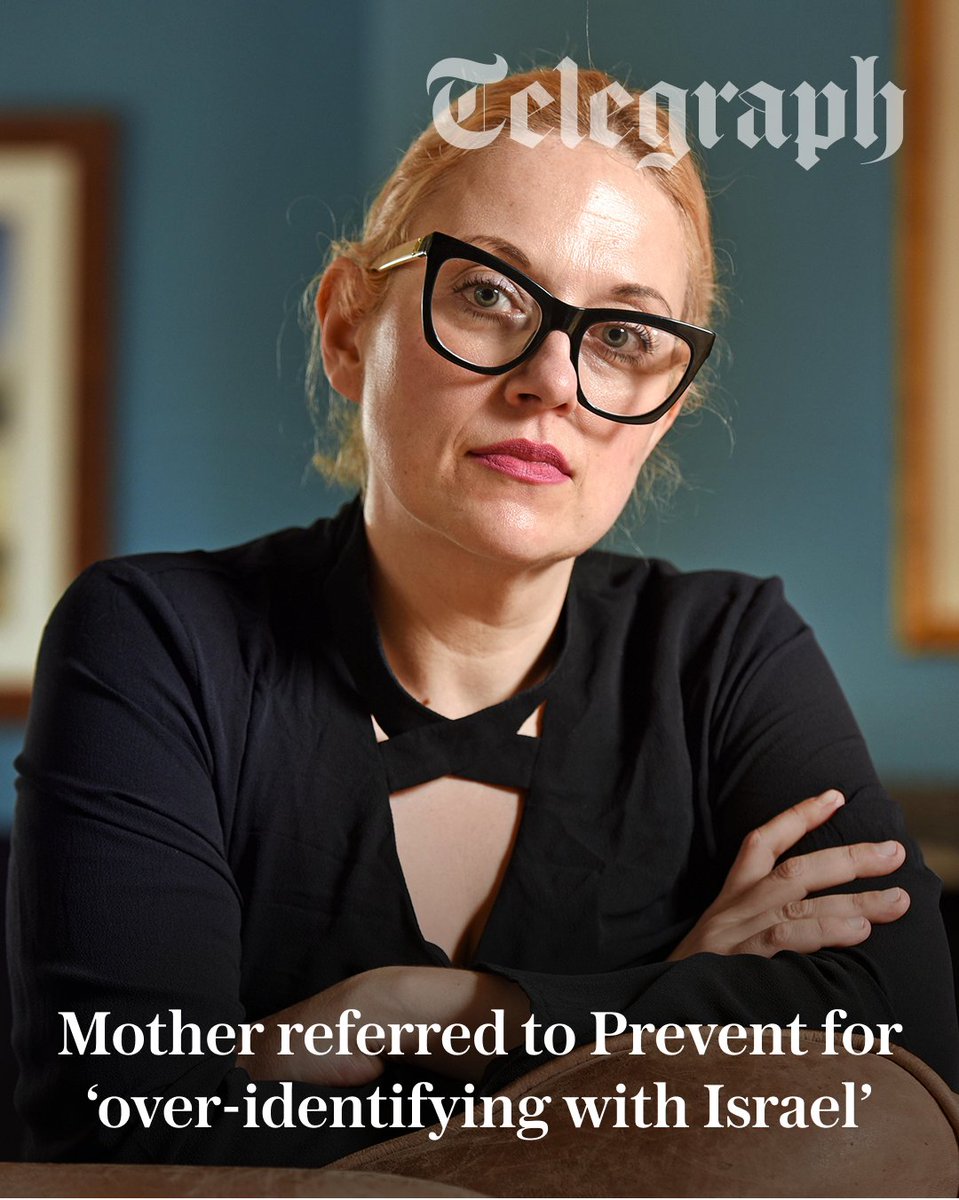 Telegraph's tweet photo. When Holly Passmore heard a knock at her front door at about 11am on July 4 last year, she assumed it was an Amazon delivery.

Instead, the 44-year-old mother-of-two from County Durham found two plain-clothes police officers on her doorstep wanting to know why she had recently visited Israel ⤵️

https://t.co/bIFrZd5MH6