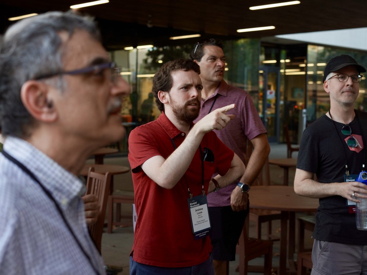 caltechalumni's tweet photo. One of the best parts of Alumni Weekend is seeing Caltech through the inquisitive eyes of our alumni. From asking questions to learning about current research findings, their curiosity makes every moment more memorable! https://t.co/gDHVd2J4Dr