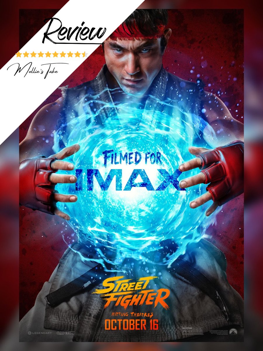 Molliestake87's tweet photo. STREET FIGHTER Mini-Review:

Street Fighter was an absolute BLAST from start to finish! Director Kitao Sakurai clearly made this film for the fans, delivering everything a video game adaptation should be. The genuine love and passion for the franchise and its community shine throughout. Titmouse’s 2D-animated segments were phenomenal and elevated the entire experience, while the cinematography was beautiful and the fight sequences were absolutely captivating. 

Now, let’s talk about this INSANE cast! Everyone brought their A-game and had incredible chemistry. Noah Centineo as Ken Masters, Andrew Koji as Ryu, and Callina Liang as Chun-Li were the perfect trio to lead the film and give it heart. However, Cody Rhodes as Guile, Roman Reigns as Akuma, and Jason Momoa as Blanka were the ultimate scene-stealers. THEY WERE BORN TO PLAY THESE CHARACTERS! 

So, what kept me from giving this movie a 10/10? Honestly, it felt TOO SHORT. The story needed more room to breathe, and certain moments felt rushed. I wanted more time with these characters and their individual stories. 

But honestly, that only leaves me CRAVING a sequel! The film does an excellent job setting one up, and I cannot wait to see what comes next. Would I watch it again? ABSOLUTELY! I had an incredible time, and this film delivers the kind of escapism that reminds you why you love going to the movies. From the action to the fan service, the performances, and the sheer entertainment value, the entire experience was damn near PERFECT!

Overall Score = 9.5/10 ⭐️📽️🍿

What did you think of the film? Share your thoughts in the comments section.

@Street_Fighter 
#StreetFighter #StreetFighterMovie