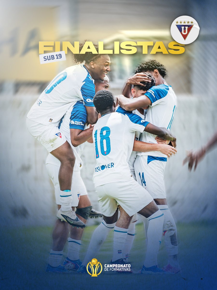 FEFecuador's tweet photo. ¡Estirpe alba!

Liga Deportiva Universtaria es el primer finalista del Campeonato Nacional de Categorías Formativas Sub 19. https://t.co/fxFgZQ31SB
