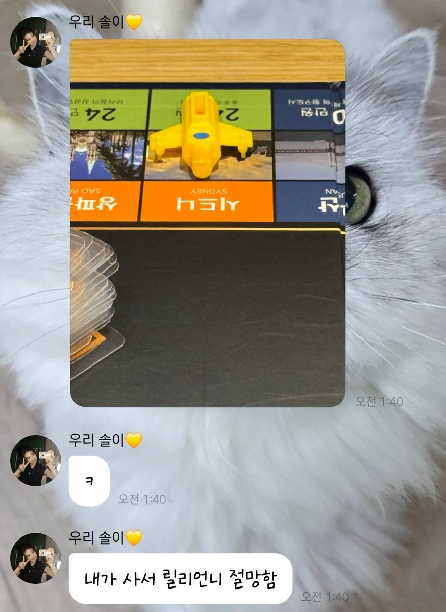 wonywonyy__'s tweet photo. 아니 씨ㅋㅋㅋㅋㅋ 솔이가 시드니 사서 박릴리 절망한거 실환가ㅋㅋㅋㅋ https://t.co/PrH7ra2ydu