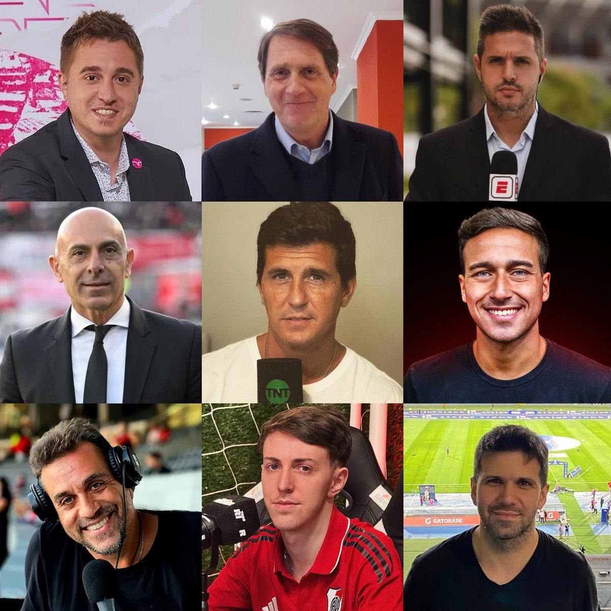 NicoNoble_'s tweet photo. quien es el mejor periodista de River?

-Maxi Grillo
-Javier Gil Navarro
-Juan Patricio Balvi
-Gustavo Yarroch
-Hernán Castillo
-Renzo Pantich
-Nico Distasio
-Allan Falabrino
-Germán Balcarce https://t.co/9r44dgZee3