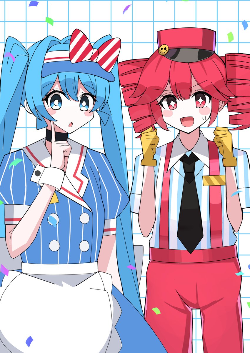 SHINANyo470's tweet photo. メズマライザー
＃初音ミク　＃重音テト https://t.co/tdpStrXGOM