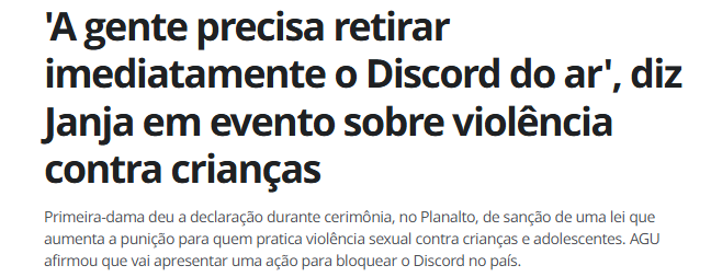 AdcarryReport's tweet photo. @Riatineo @jaomk7 @VitorhugoV26810 @PlaysDeSinged Tenta compartilhar a tela no discord para ver algo legal, o pior é que o video da Janja saiu foi no Instagram🤣🤣, ou seja, ela fazendo fake news para censurar o discord. Ela literalmente disse que precisa retirar do ar. Sobre a Ernegia olha a Medida Provisória 1.232/2024. https://t.co/ZQxCKU65Vx