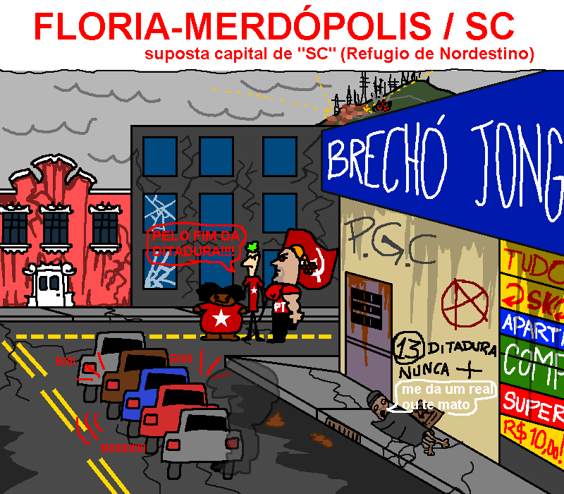 DezoSUL's tweet photo. FLORIANÓPOLIS:

- Tudo sujo e Abandonado
- Tudo quebrado
- Lixo para todos os lados
- Atenção constante para não ser roubado ou um mendigo do nada tentar te matar
- Transito horrível
- Cheio de esquerdista fedido
- Cheiro de merda
- De noite vira Left4Dead
- Favela em todo canto https://t.co/tJs6DgtE2H