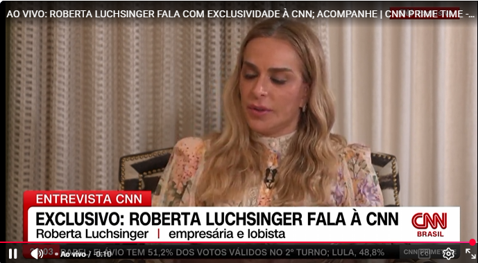Terra__Brasilis's tweet photo. Vixe Maria. A Lobista, amiga do Lulinha, jogou a merda no ventilador. Ela acabou com o LULA na entrevista da CNN. Está dizendo que os aliados de LULA estão ameaçando ela e as filhas de morte https://t.co/WNuAz6DIy6