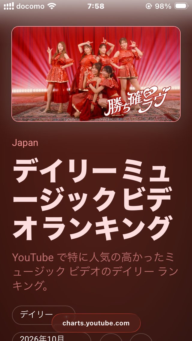 mycountry_qatar's tweet photo. 🎉㊗２日連続の１位㊗🎉

YouTubeデイリー ミュージック ビデオ ランキング
２日連続の１位です！！
スゴイ！！！🤍💚💜💛🩵❤️
https://t.co/rzYHBnyycY

#DRAWME 
#勝ち確ラヴ
#カチカク 
#森脇梨々夏 
#立野沙希
#二瓶有加 
#福留光帆 
#風吹ケイ 
#みりちゃむ
#NOBROCKTV https://t.co/VtovGZHKFd