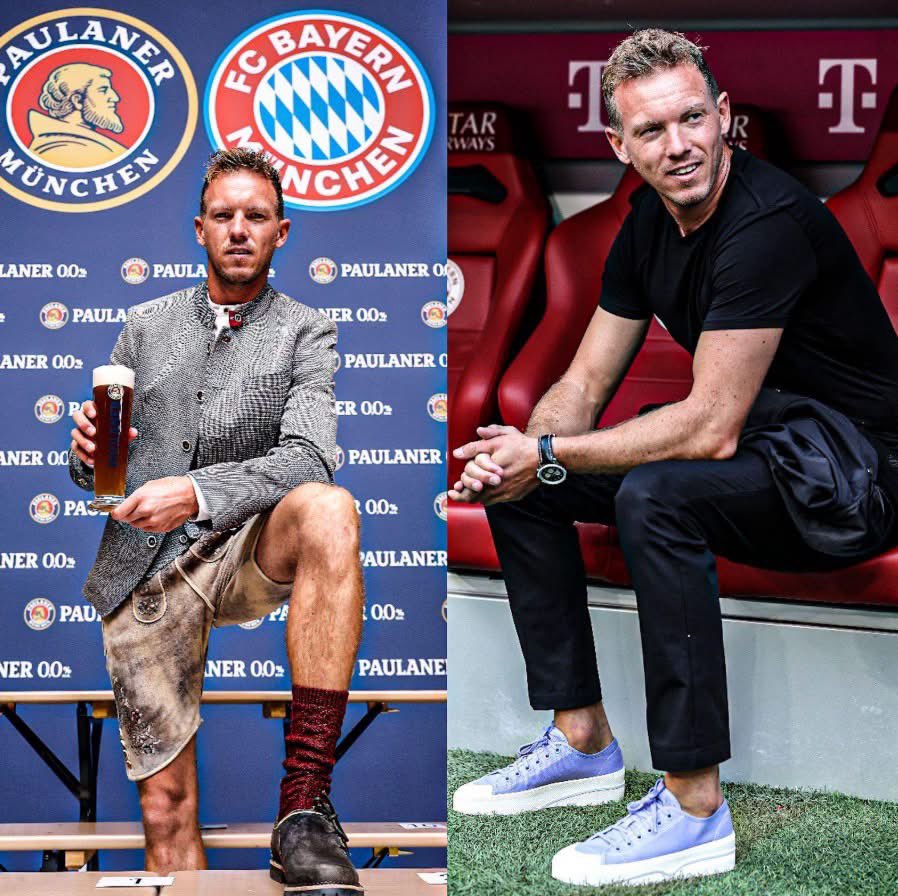 FTBLsection's tweet photo. Hard to believe how quickly Bayern turned on Julian Nagelsmann in March 2023.

Days after publicly raging about a dressing-room “mole” leaking tactical plans to BILD, Bayern sacked him and brought in Thomas Tuchel. At the time, they were only one point off the top of the Bundesliga and had just reached the Champions League quarter-finals with a perfect record in the competition.

Nagelsmann had lost just 10 of his 84 games in charge.

One week he was hunting for the mole. The next, he was gone.