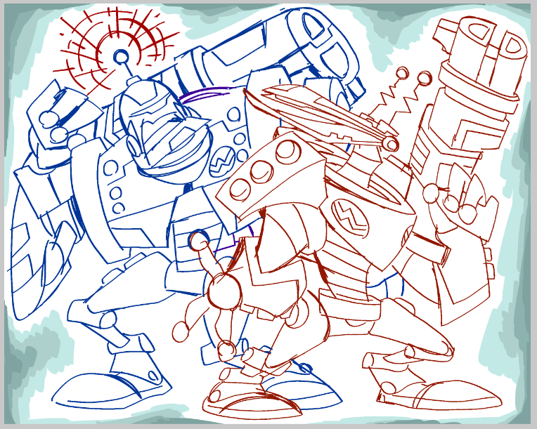 BridgeOfFaust's tweet photo. Old Warbots WIP https://t.co/E5jtqB8KfU