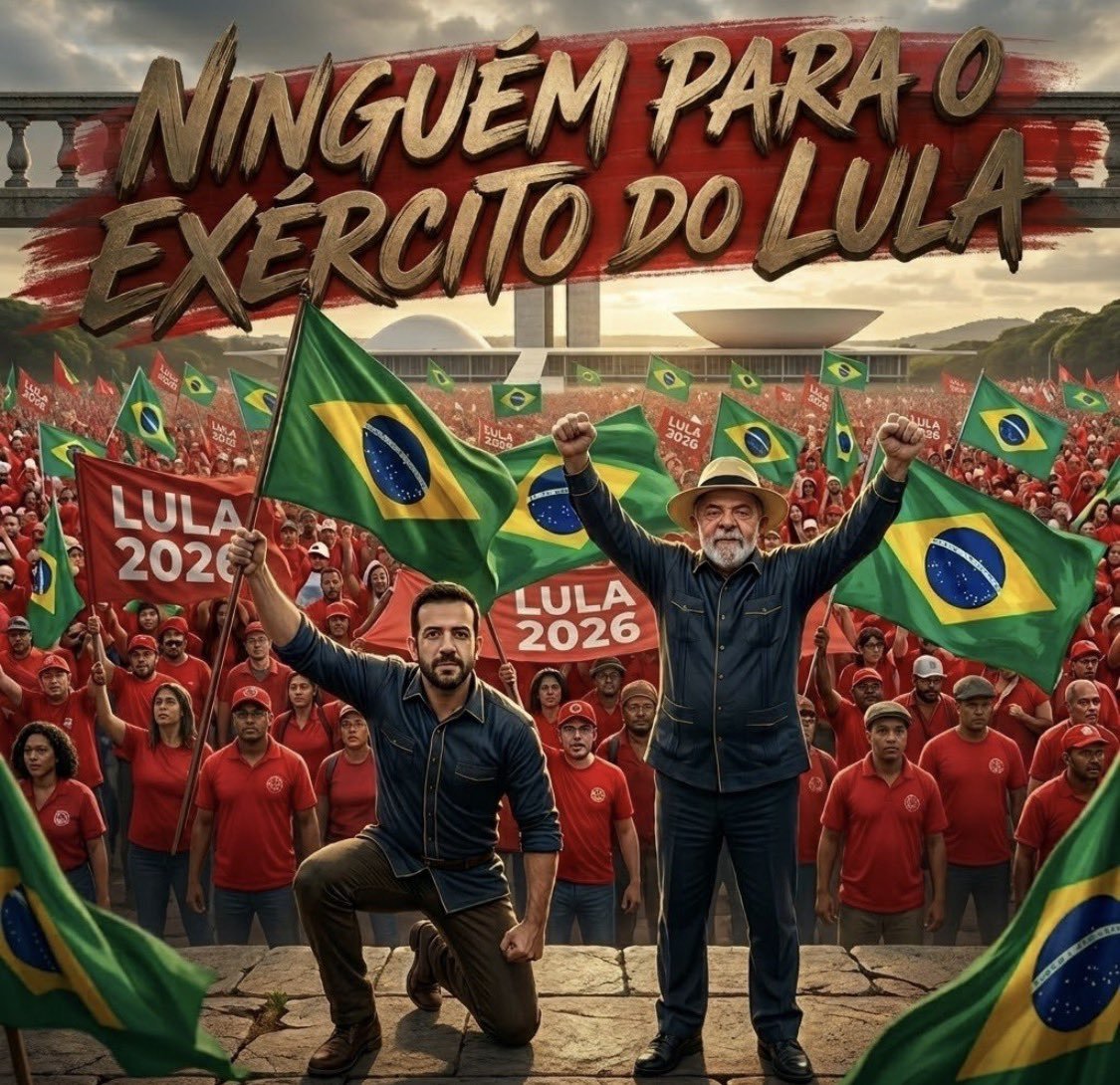 colorada_gaucha's tweet photo. Exercito do Lula em ação. 
#JaSomos5Milhoes https://t.co/vfpRBftg96