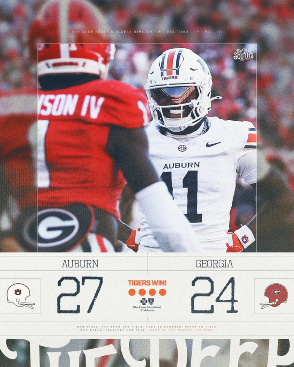 clayhallmark's tweet photo. #AUBvsUGA https://t.co/sRloAQie9B