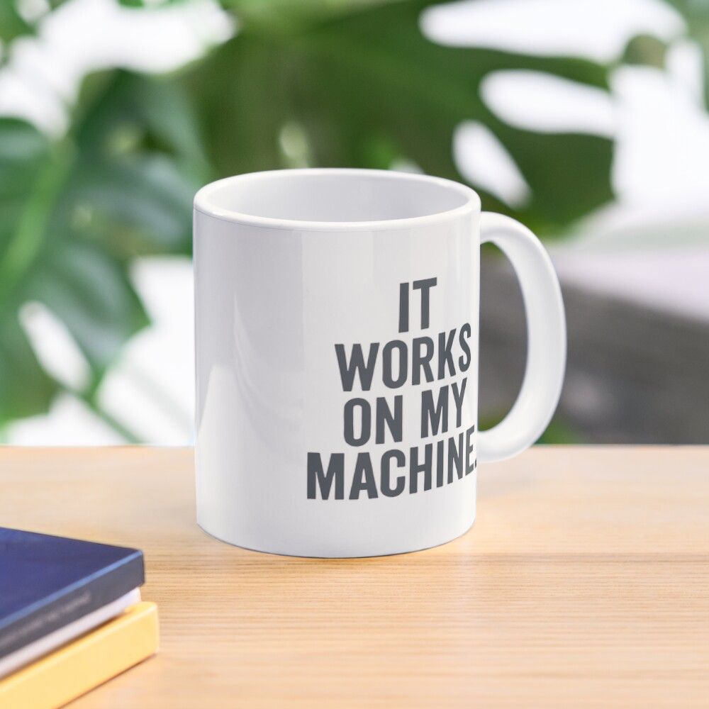 MenPixels's tweet photo. Devs, be honest. Which excuse have you used the most?
1. It works on my machine
2. That's a feature, not a bug
3. Must be a caching issue
I put mine on a mug ☕
https://t.co/I1JbqoC92E
#programmerhumor #devhumor https://t.co/yo9usfu8vD