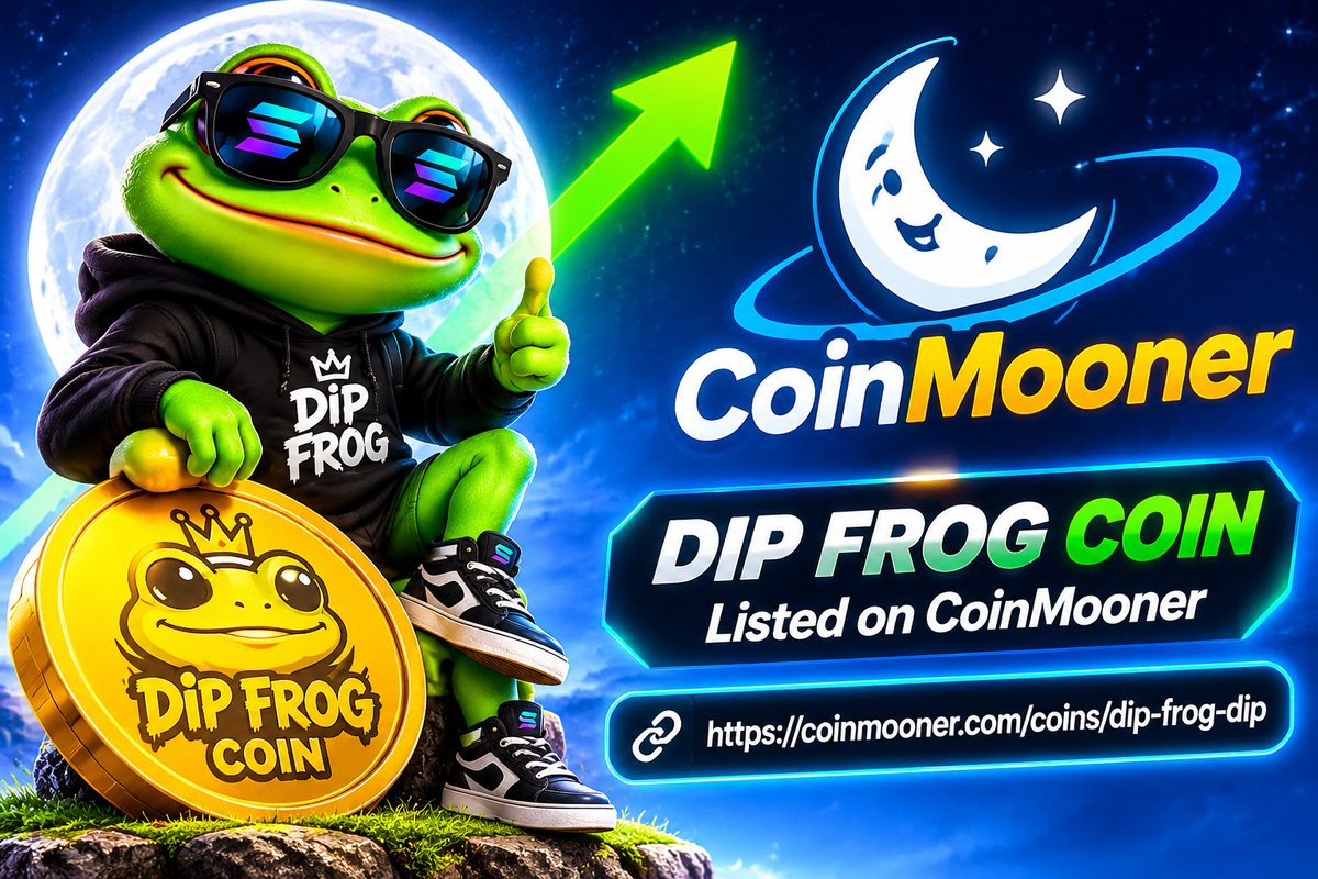 DIPFrogCoin's tweet photo. DIP FROG COIN 🐸💚
DIP FROG is making its mark in the crypto community!

CoinMooner: https://t.co/jJCQlLNC2l

#DIPFrog #DIPFrogCoin #Solana #Memecoin https://t.co/kwD8rwBUAF