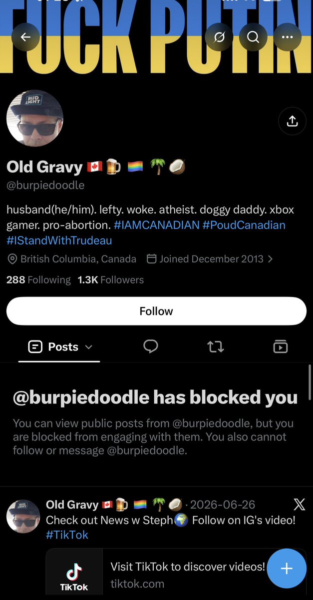 RightWingRikkky's tweet photo. @G_Anderson1 I hope the dirty faggot who blocked me when I didn’t even say anything to him see this haha fucking disgusting tranny faggot! https://t.co/hwJvw1kGMO