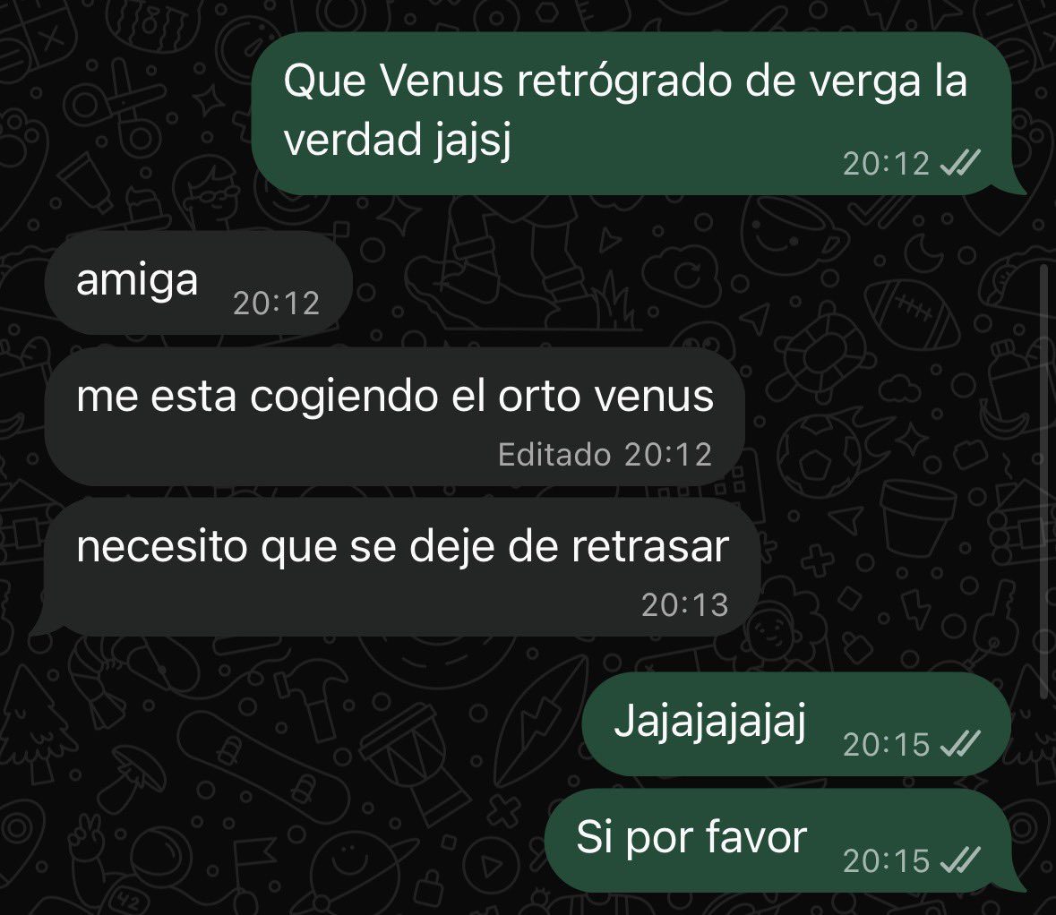 sofirozen's tweet photo. Alguien que le avise a Venus por favor https://t.co/ukz79WW3m0
