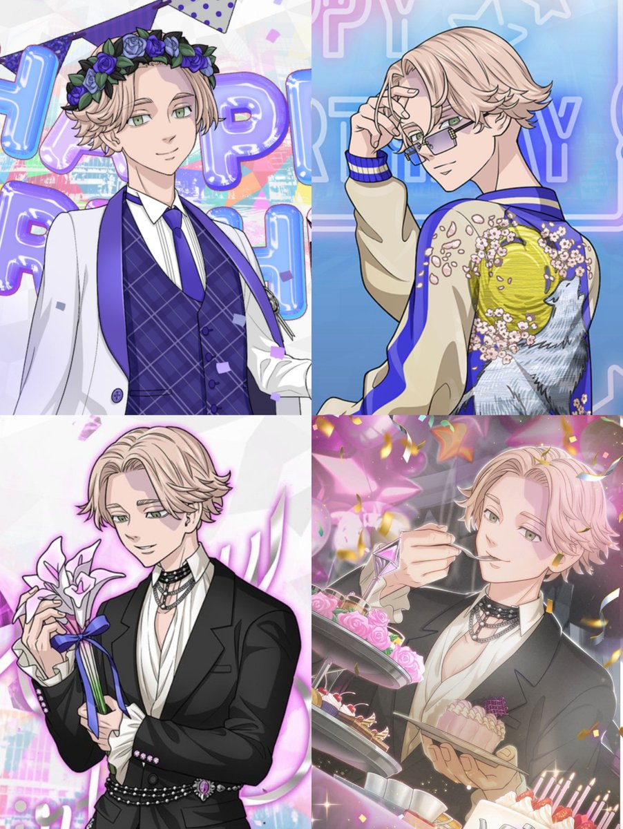 kokoinut's tweet photo. happy birthday to the most gorgeous character ever 💜 https://t.co/89N2YtGQ1c