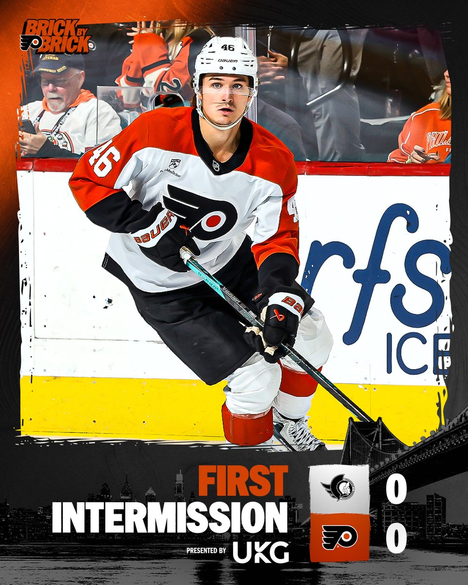 NHLFlyers's tweet photo. Scoreless through 20 minutes. We lead the way in shots, 14-8.

#OTTvsPHI | @UKGInc https://t.co/3jNghh8zpD
