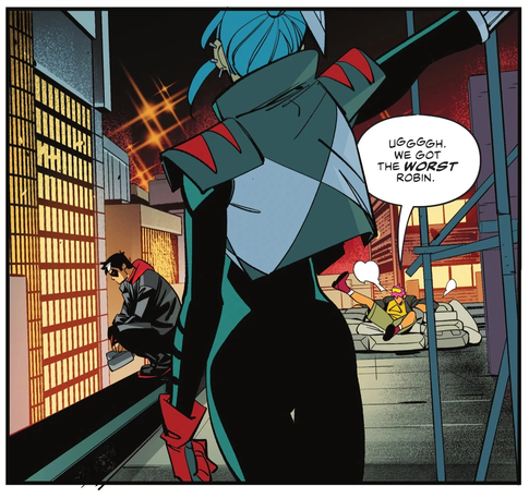 TTHypeTime's tweet photo. Jett really thought teaming up with Red Hood meant they'd go in guns blazing only to find out Jason's a Research &amp; Reconnaissance nerd https://t.co/9Ku4W7iwJT